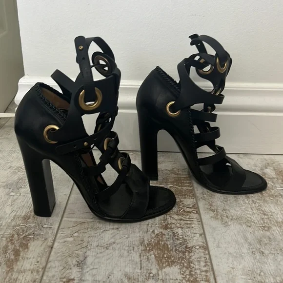 Learher Scandals Salvatore Ferragamo Black Size 10/Free Shipping Learher Scandals Salvatore Ferragamo Black Size 10/Free Shipping main image 4